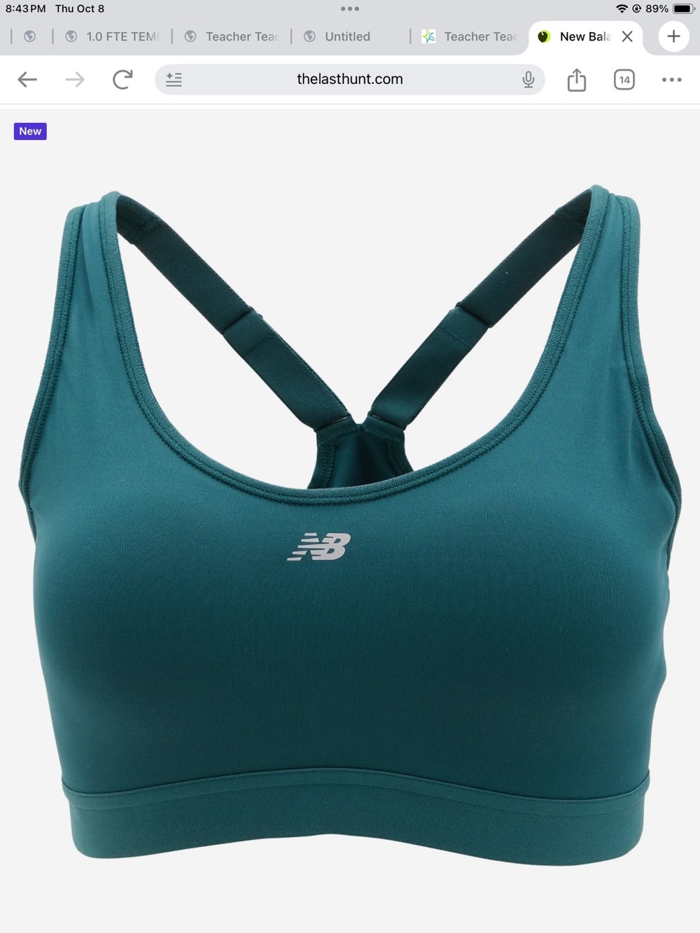 NEW BALANCE
Nb Essential Run Bra